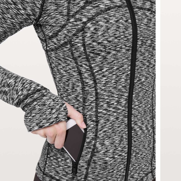 EUC Lululemon Define Rulu Jacket Spaced Out Space Dye Black White - Picture 2 of 12